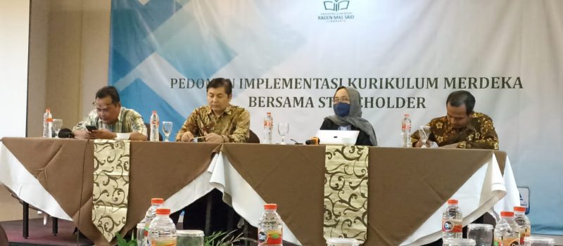 Tasawuf Dan Psikoterapi UIN Raden Mas Said Surakarta Ikuti Workshop Pedoman Implementasi Kurikulum Merdeka Bersama Stakeholder